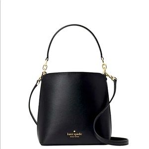 Kate Spade ♠️ black bucket bag. NWT